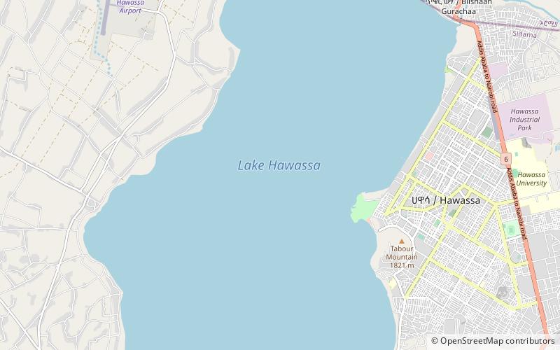 Lake Awasa location map