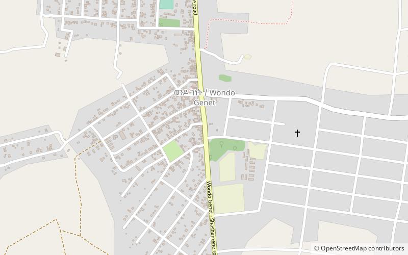 Wondo Genet location map