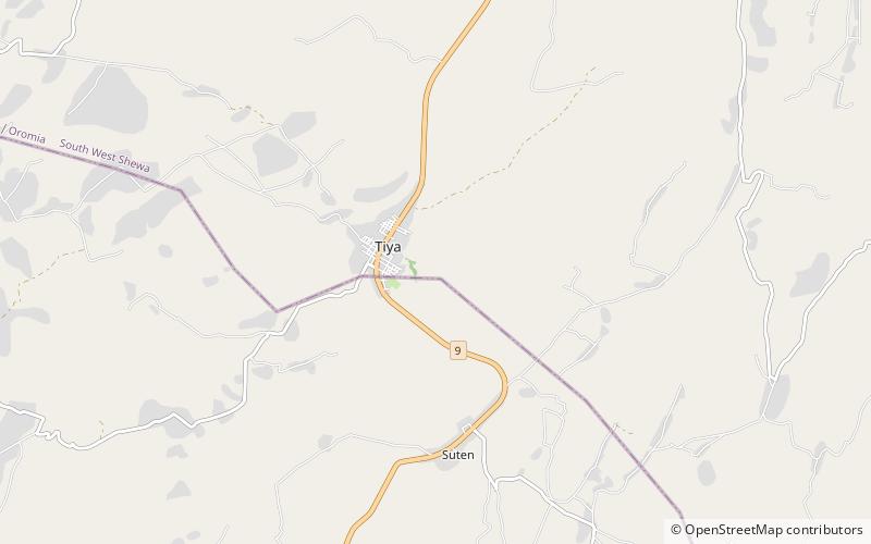 Tiya location map