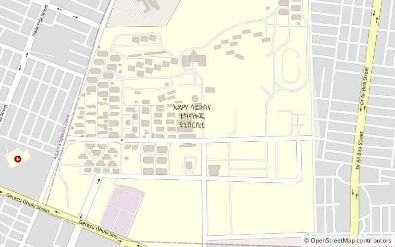 Adama University location map