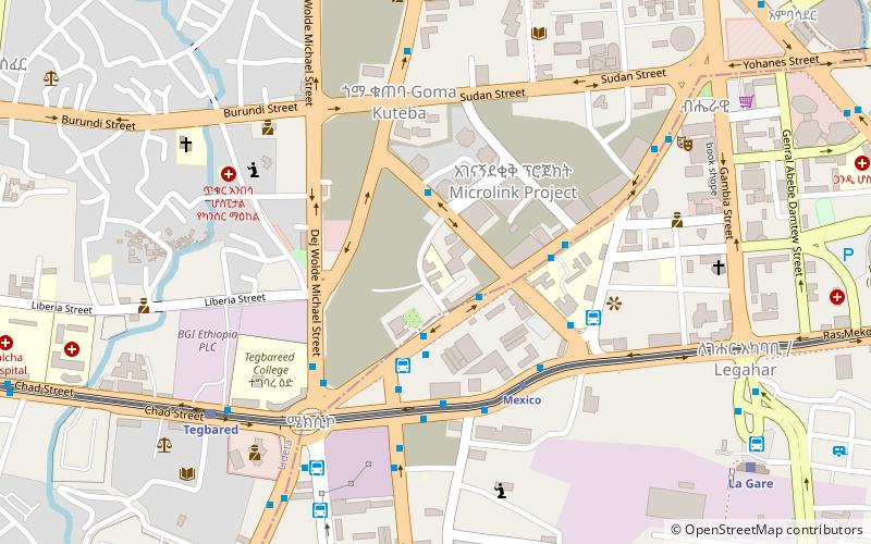 St. Mary's University location map