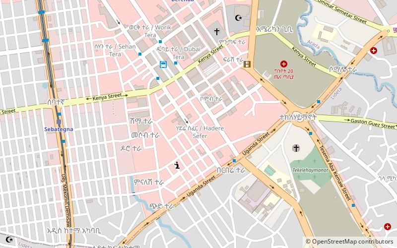 Addis Mercato location map