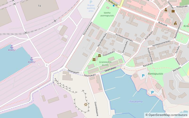 linnoitusmuseo hanko location map