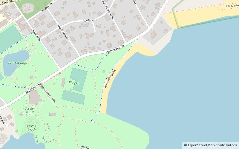 plagenin uimaranta hanko location map
