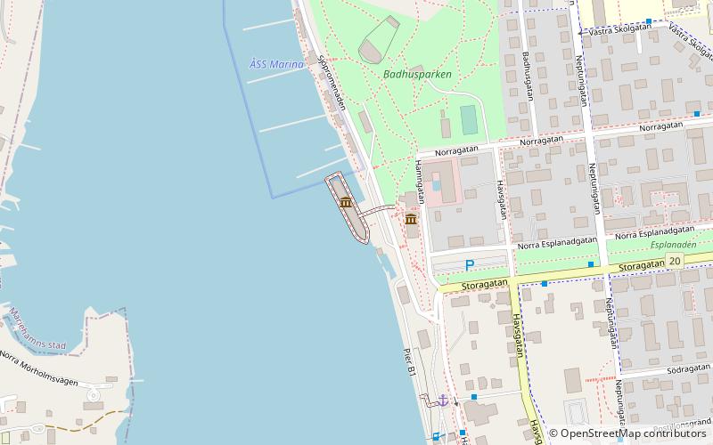 Pommern Ship location map