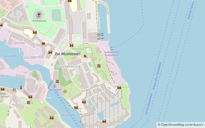 suomenlinnan lelumuseo helsinki location map