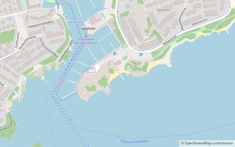 haukilahden uimaranta espoo location map