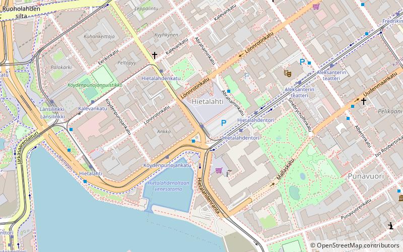 Hietalahdentori location map