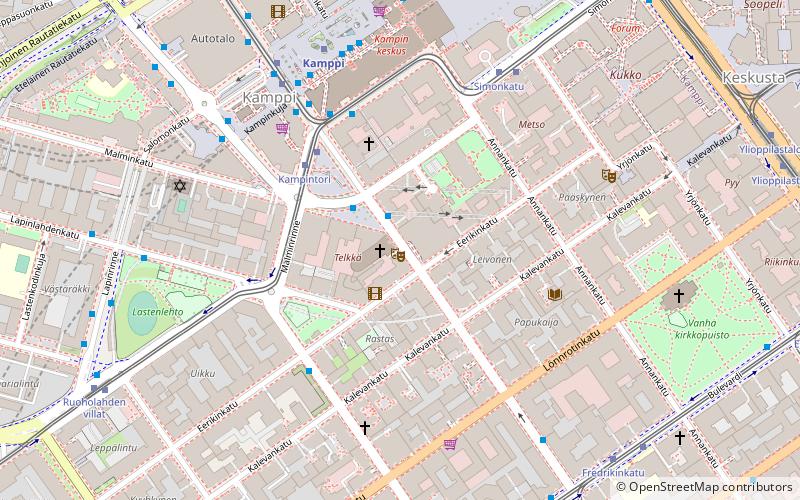 Fredrikinkatu location map