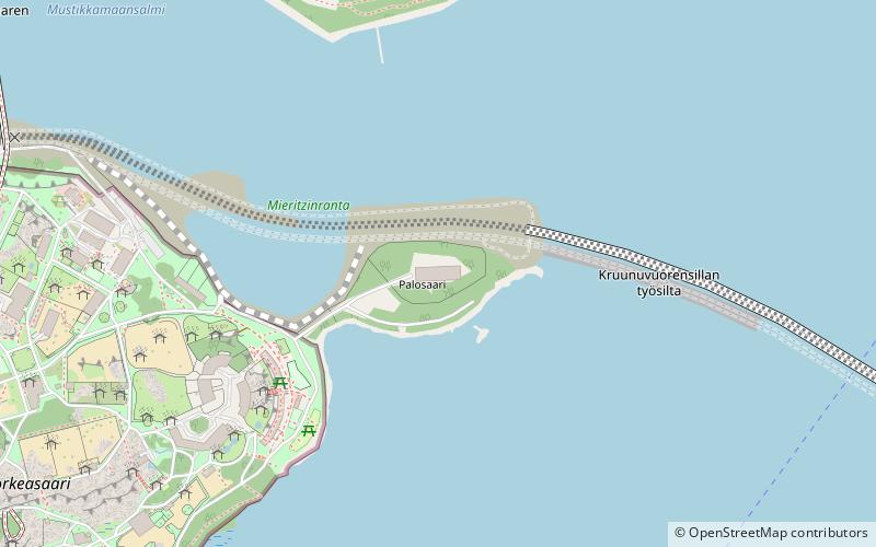 Mustikkamaa–Korkeasaari location map