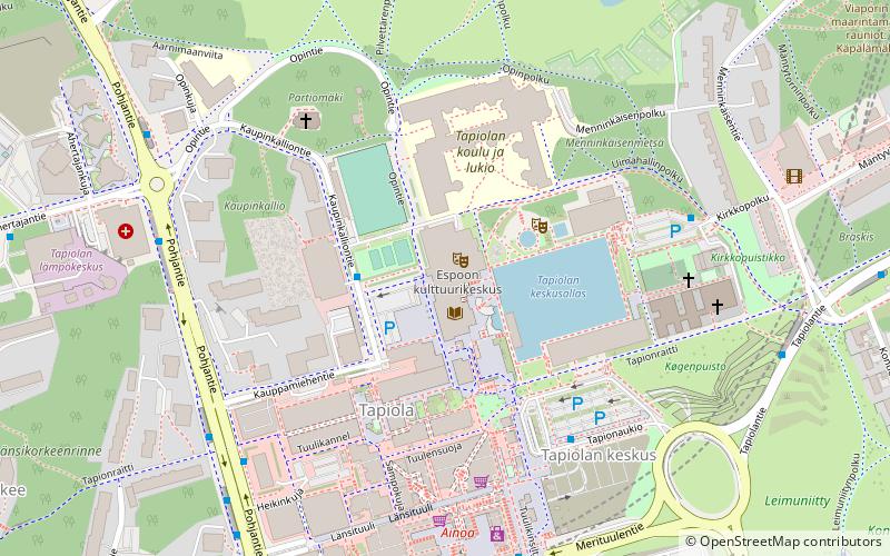 Centre culturel d'Espoo location map
