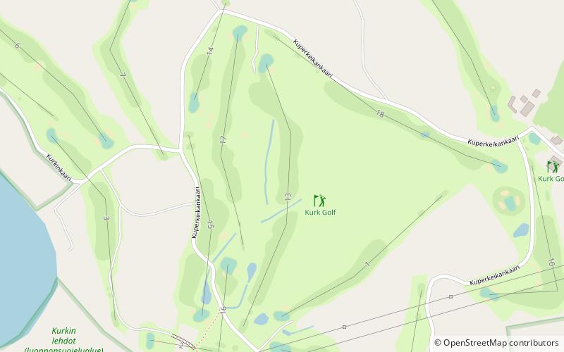 kurk golf kirkkonummi location map