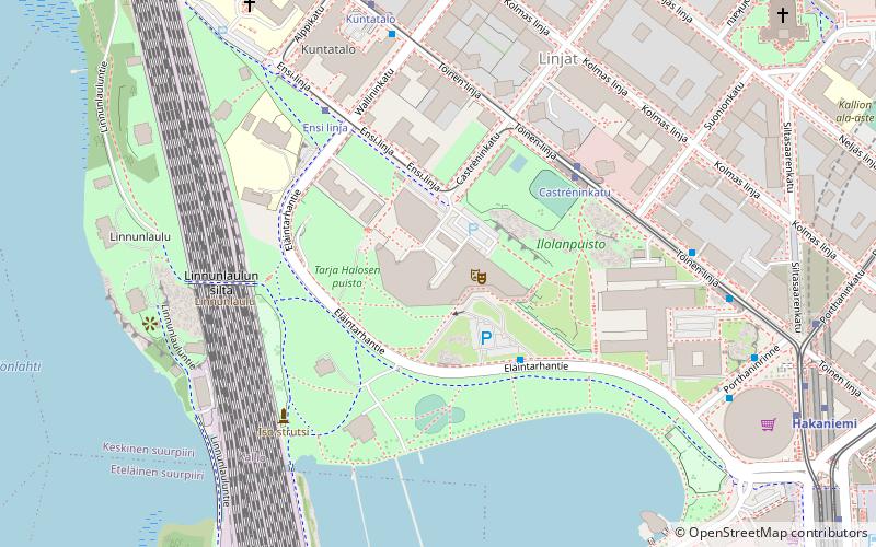 Helsinki City Theatre location map