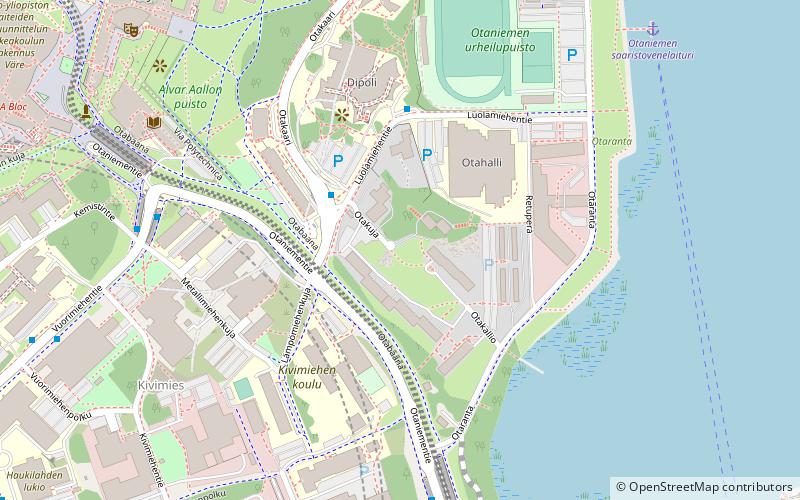 Otaniemi location map