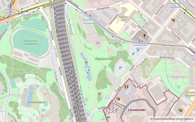 Alppipuisto location map