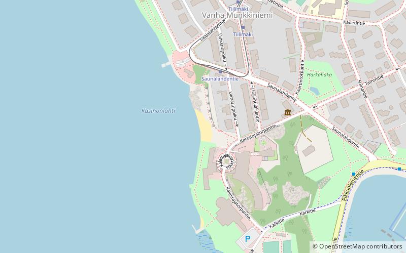 munkkiniemen uimaranta helsinki location map