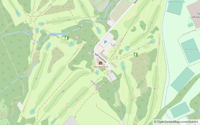 Helsingin Golfklubi location map