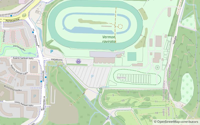Hipódromo de Vermo location map