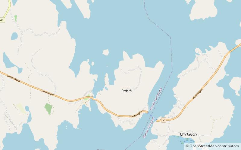 Prästö location map