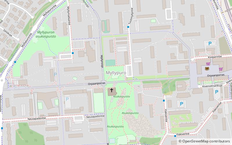 Myllypuro location map