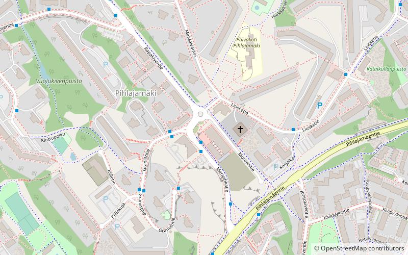 Pihlajamäen kirkko location map