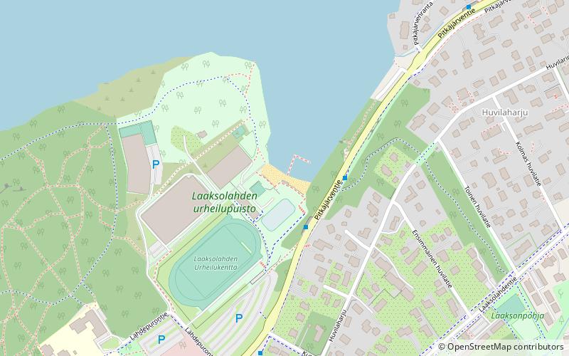laaksolahden uimaranta espoo location map