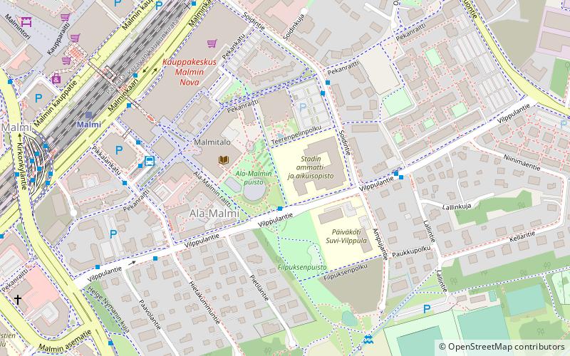 Ylä-Malmi location map