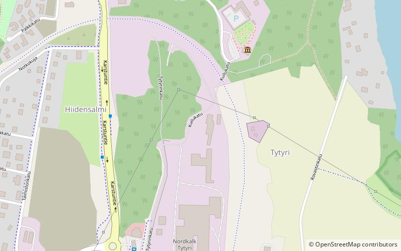 Tytyrin Kaivosmuseo - Tytyri Mine Museum location map