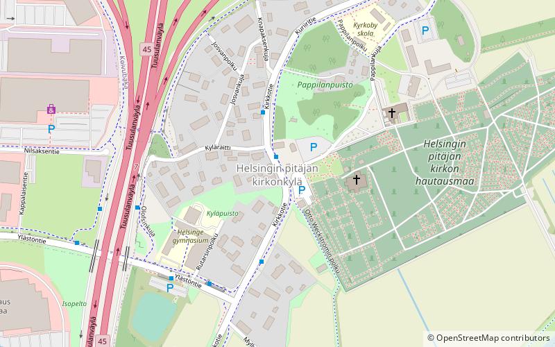 Helsingin pitäjän kirkonkylä location map