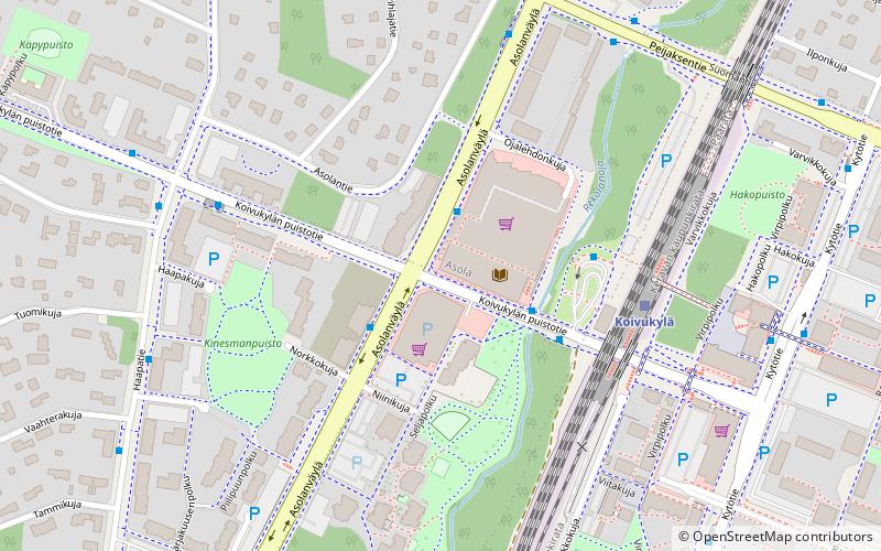 Koivukylä location map