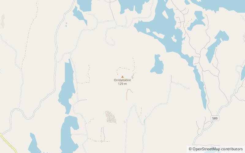Orrdalsklint location map