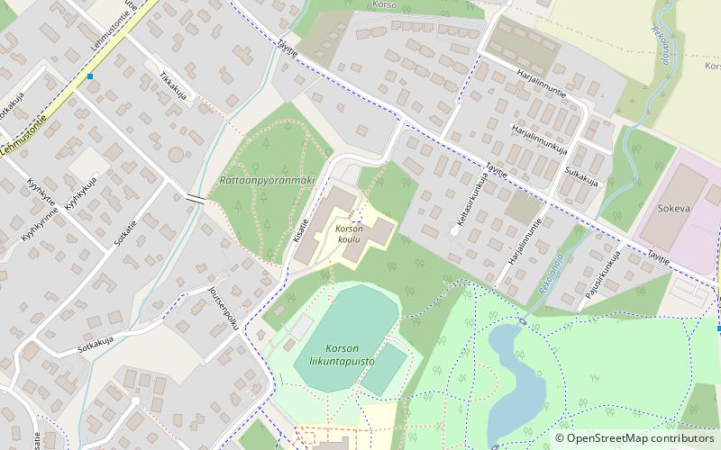Korson koulu location map