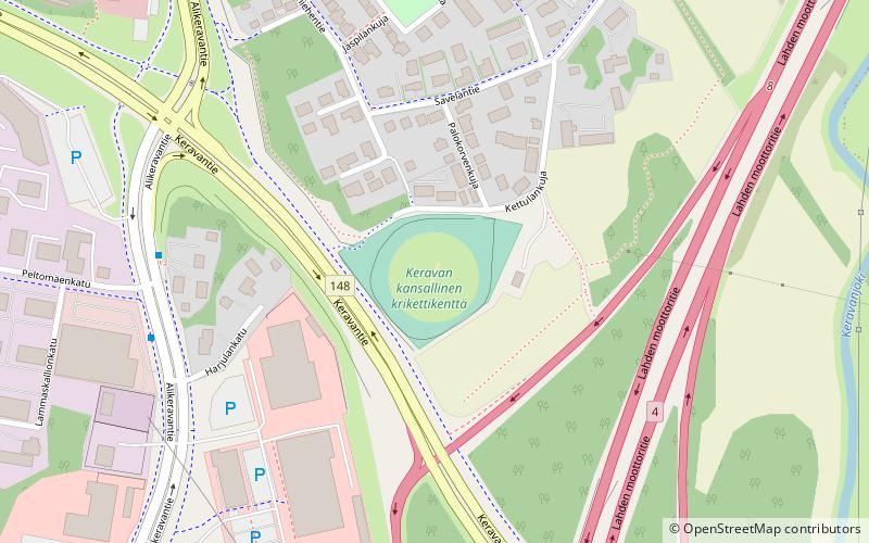 Kerava National Cricket Ground location map