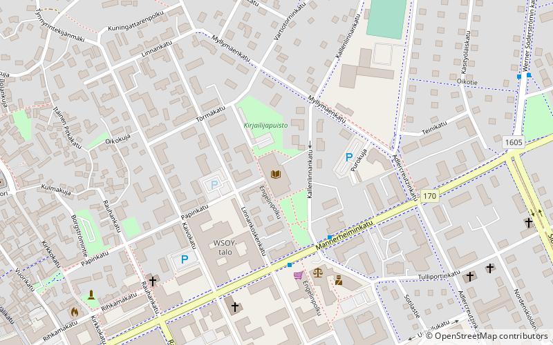 Porvoon kirjasto location map