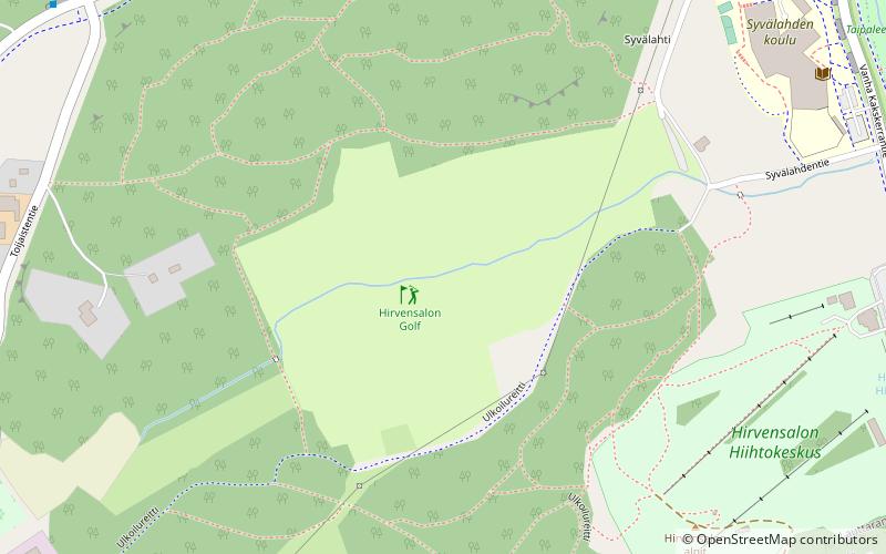 Hirvensalon Golf location map