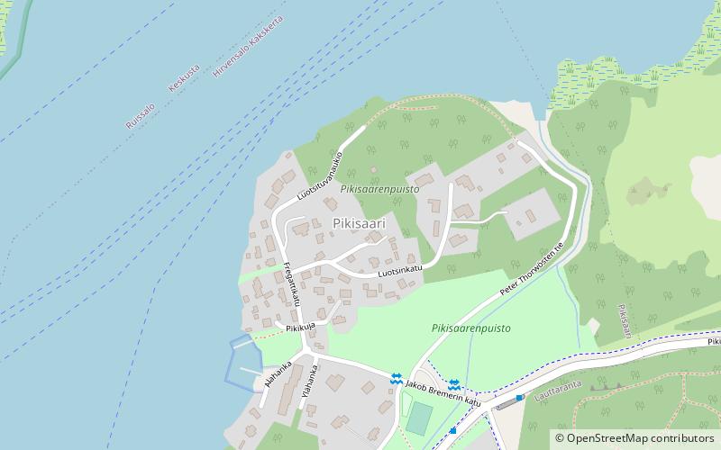 pikisaari hirvensalo location map