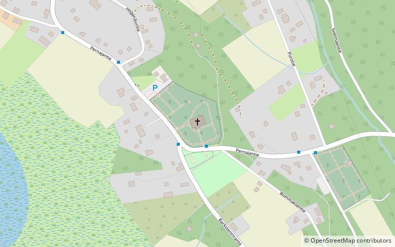 Kirche von Pernå location map