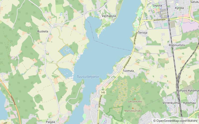 Tuusulanjärvi location map