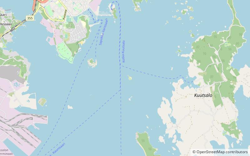 Ruotsinsalmi sea fortress location map