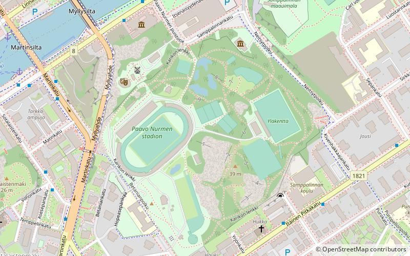 urheilupuisto sports park turku location map