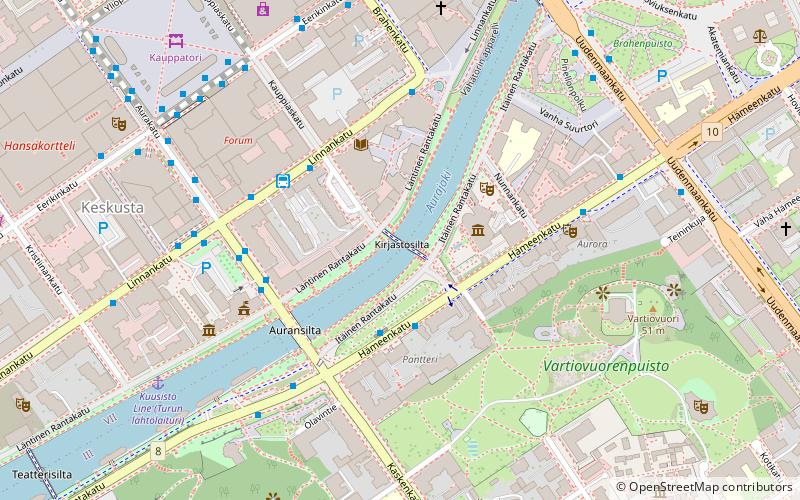 Kirjastosilta location map