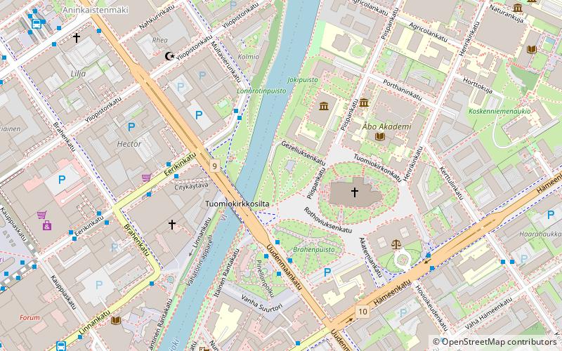 Tuomiokirkonpuisto location map