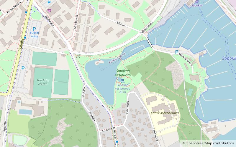 sapokka park kotka location map