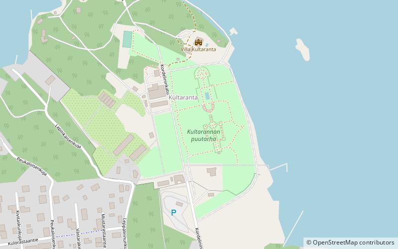 Kultaranta location map