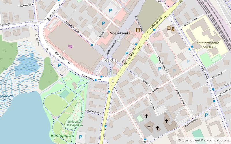 Järvenpään kirkko location map