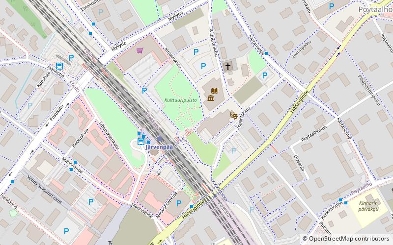 jean sibeliuksen patsas jarvenpaa location map