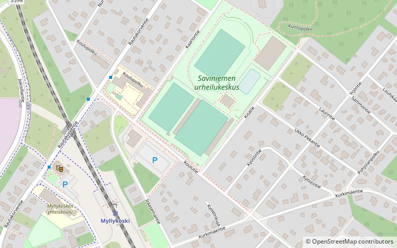 Kymenlaakson Sähkö Stadion location map