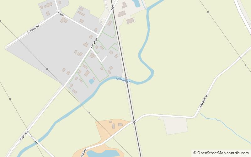 Jänhijoki railway bridge location map