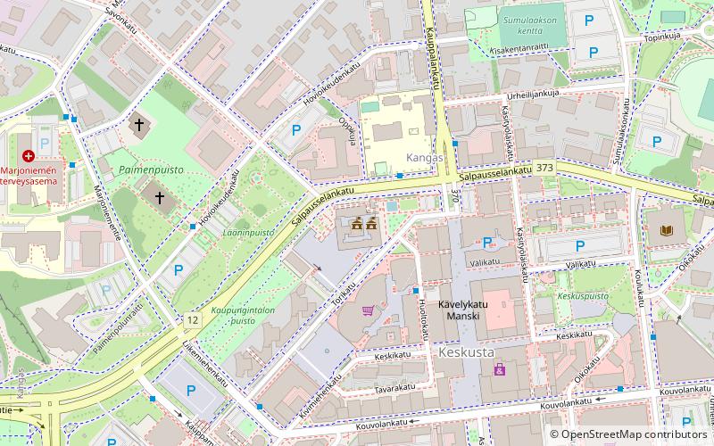 Kouvola Town Hall location map
