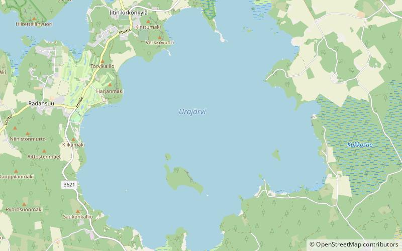 Urajärvi location map